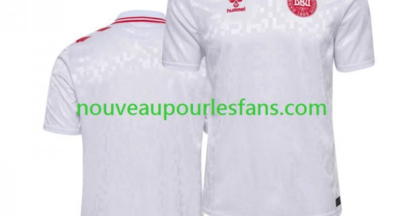Maillot Extérieur Danemark 2012 Vintage - Adidas Blanc, Taille 16 Ans